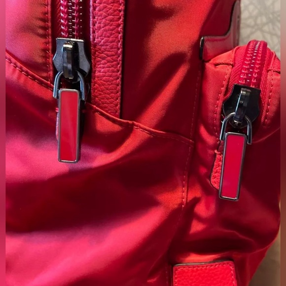 Authentic Christian Louboutin BackPack Bag  Red Nylon - Picture 10 of 14